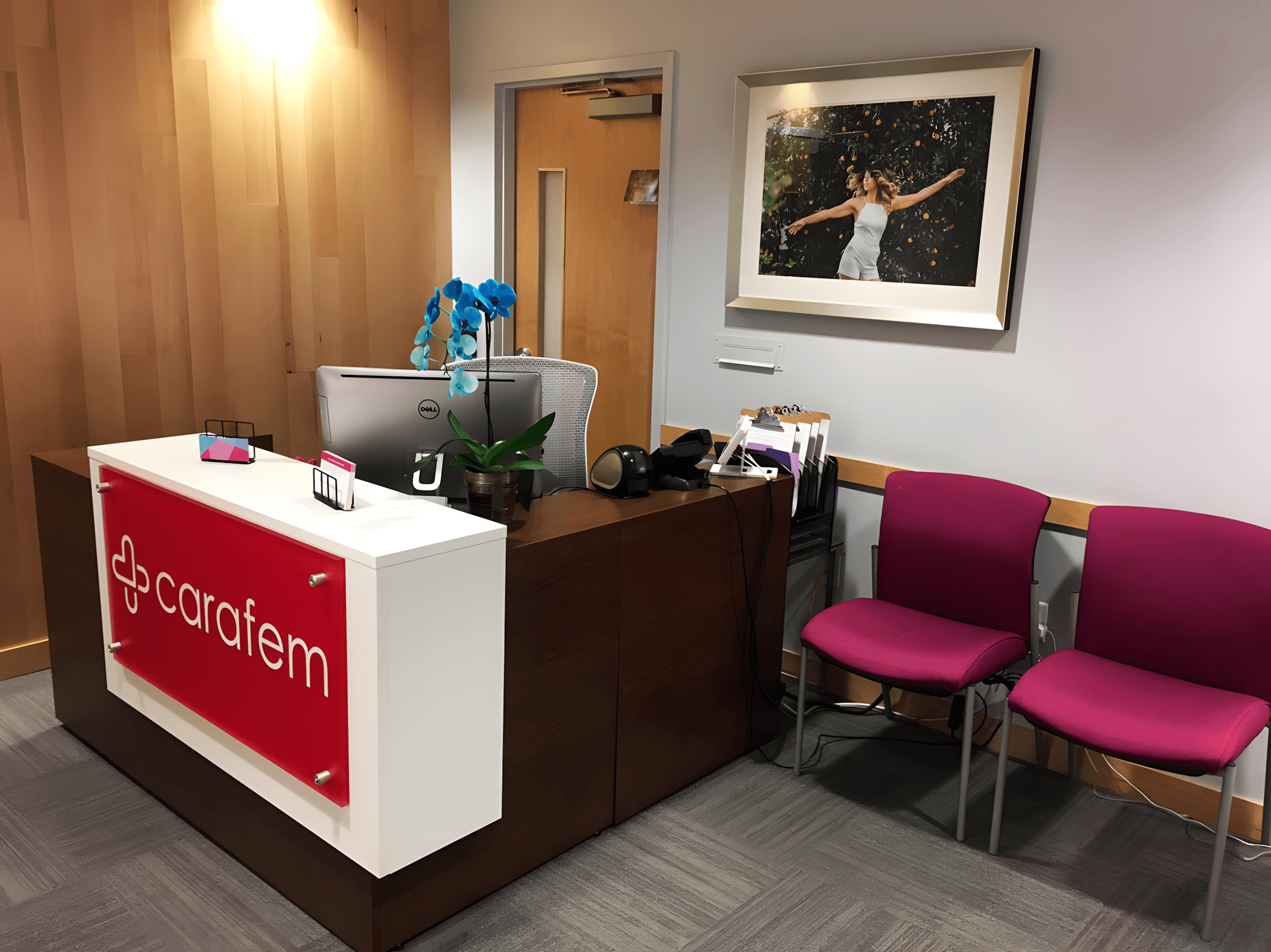 carafem Atlanta Reception Area carafem Atlanta Reception Area